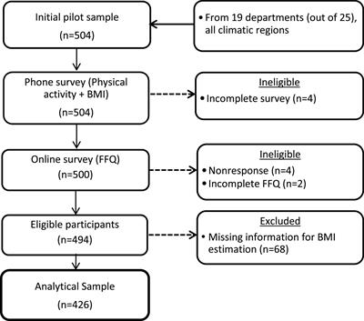 Development of an online food frequency questionnaire and estimation of misreporting of energy intake during the COVID-19 pandemic among young adults in Peru